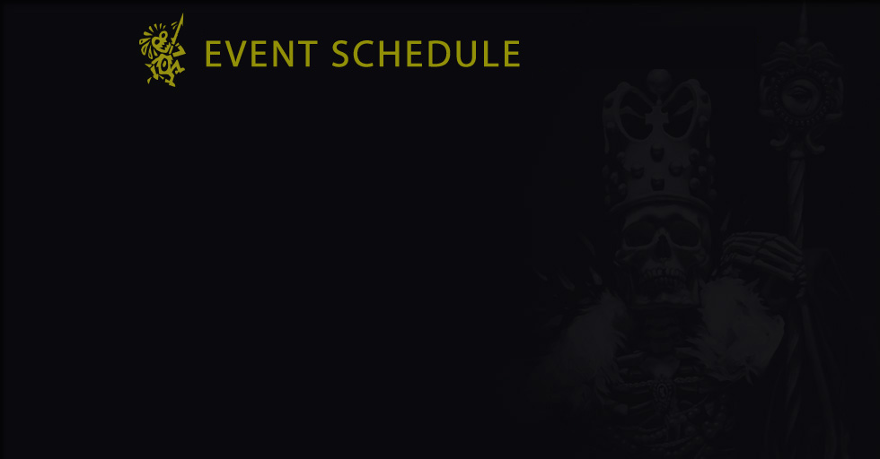 EVENT SCHEDULE
